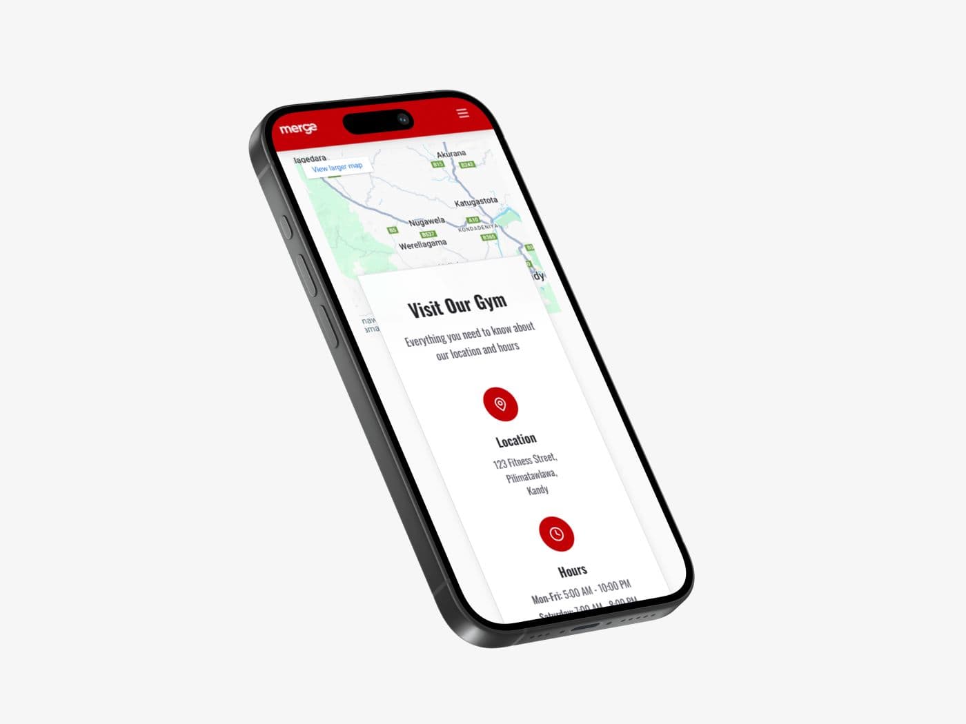 Professional Gym Website Template