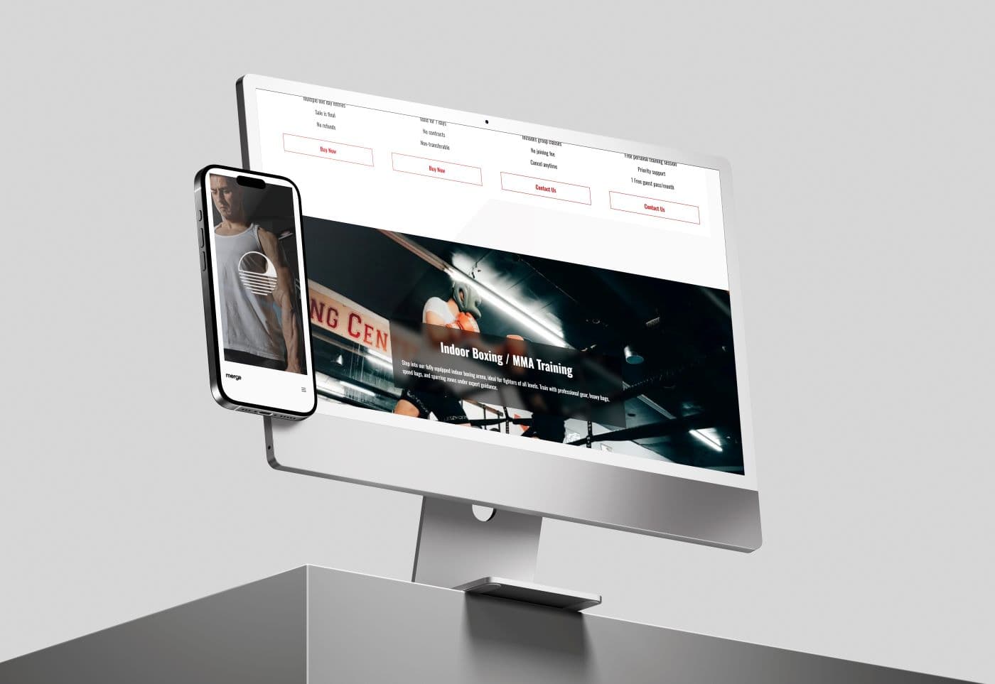 Professional Gym Website Template